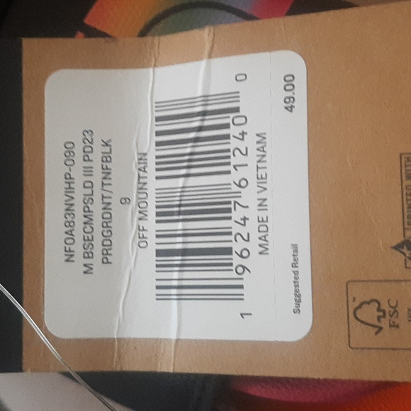 New. Size 9. The North Face Slides. Seinfeld Festivus 12 Days Of Socks. - Picture 3 of 7